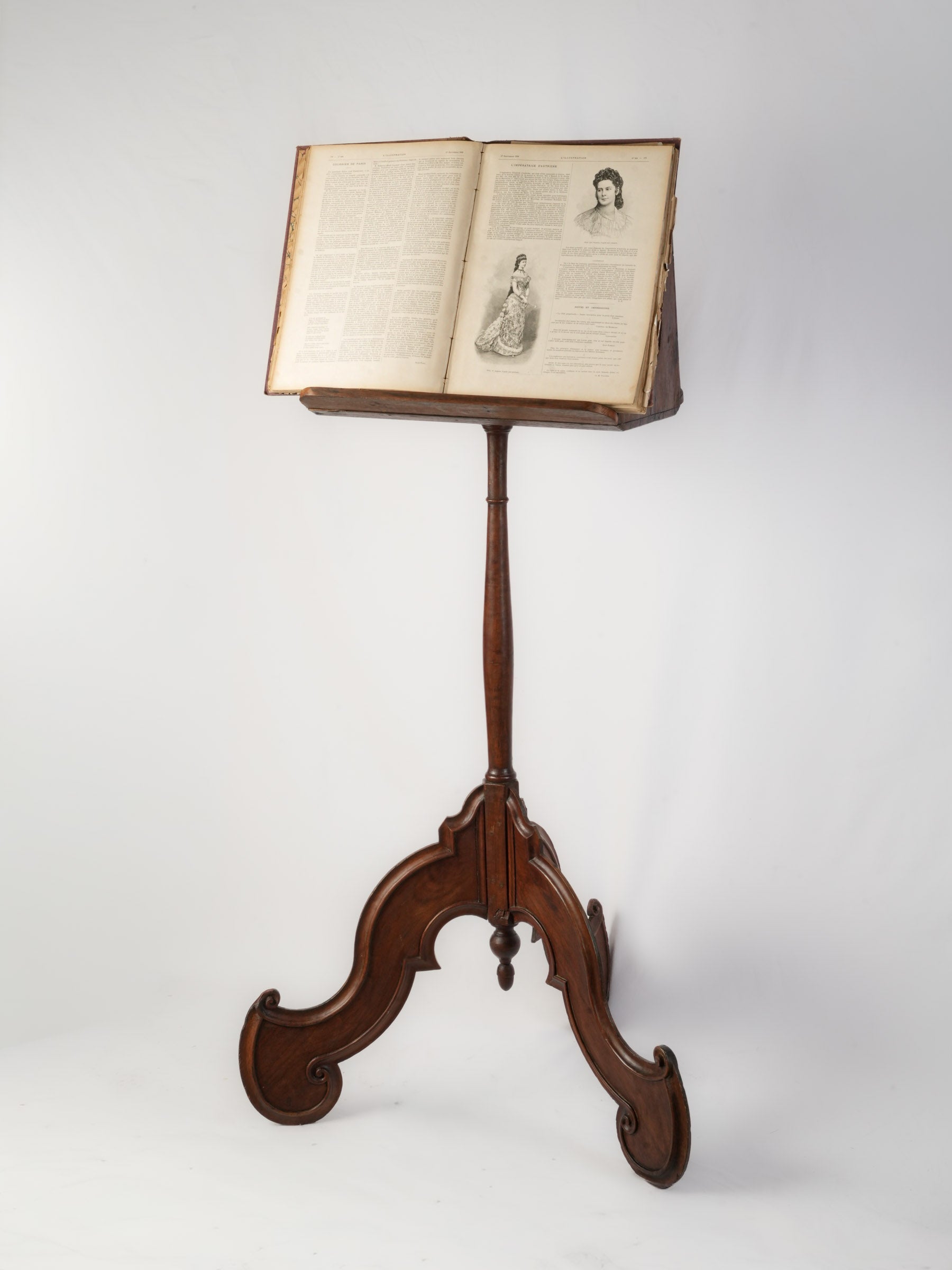 Antique double-sided Italian stand  