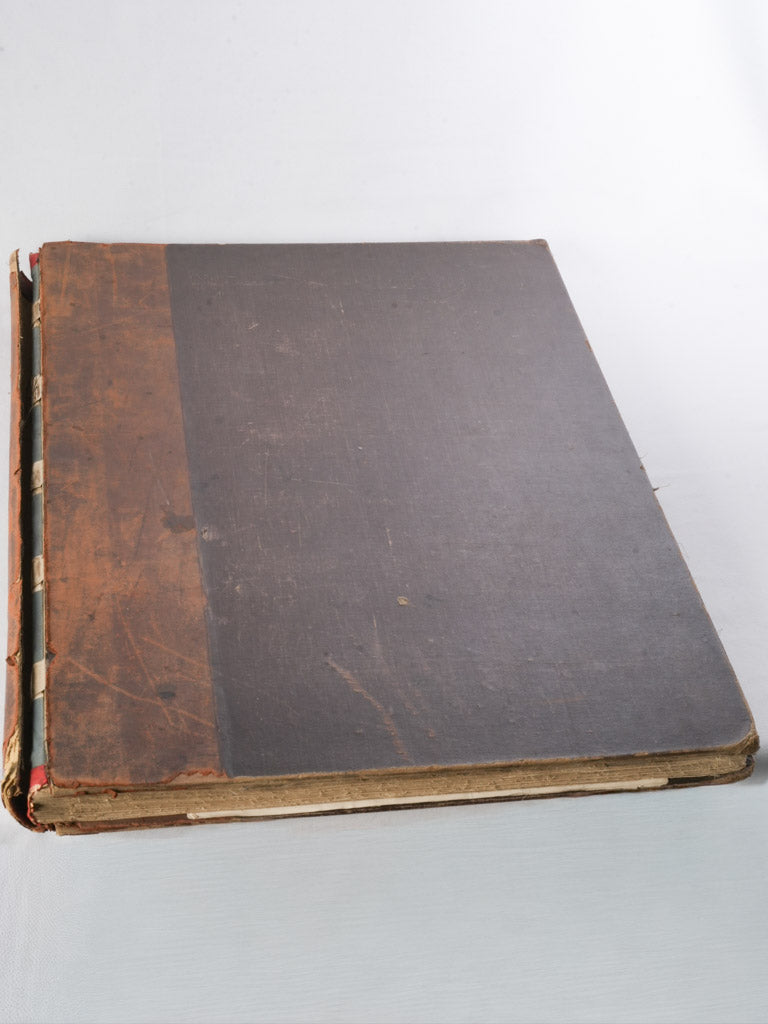 Historical seafaring linen-backed charts  