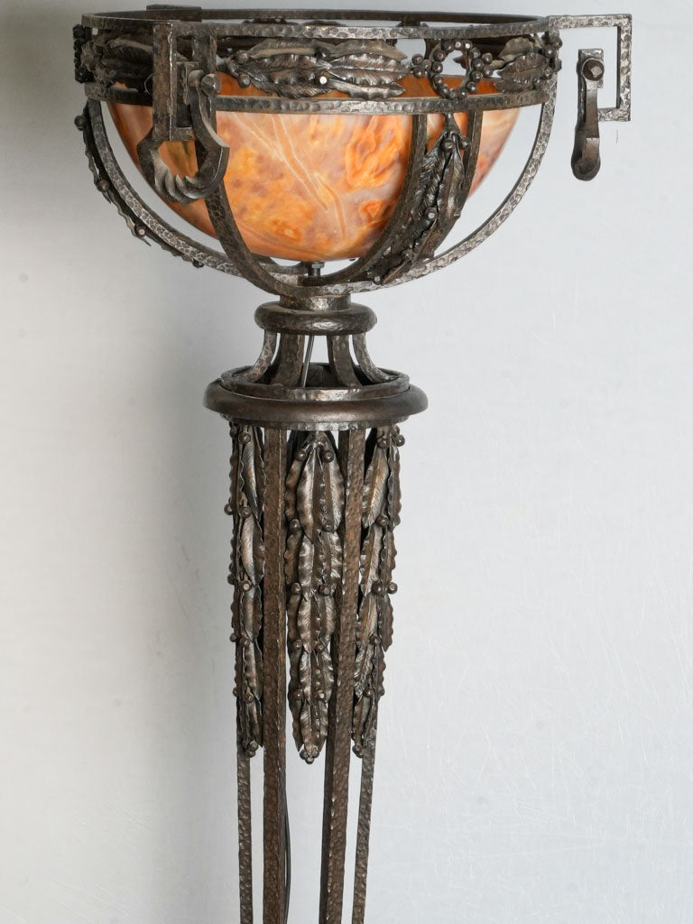 Decorative 1920s sculptural floor lamp  