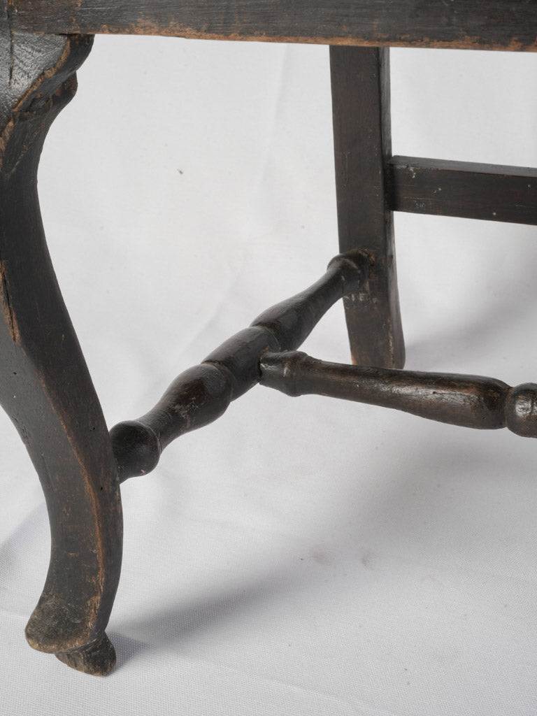 Pair Of Late 18th Century Swedish Gustavian Chairs W/ Original Leather - 37½"