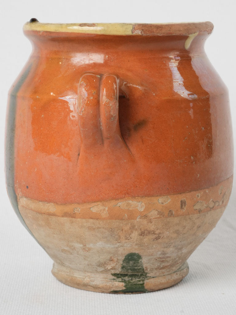 Rustic 19th century clay jar
