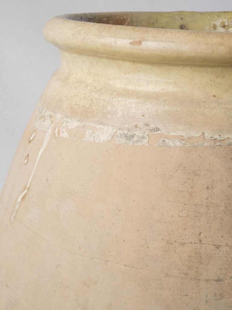 Pale yellow-green glazed vase  