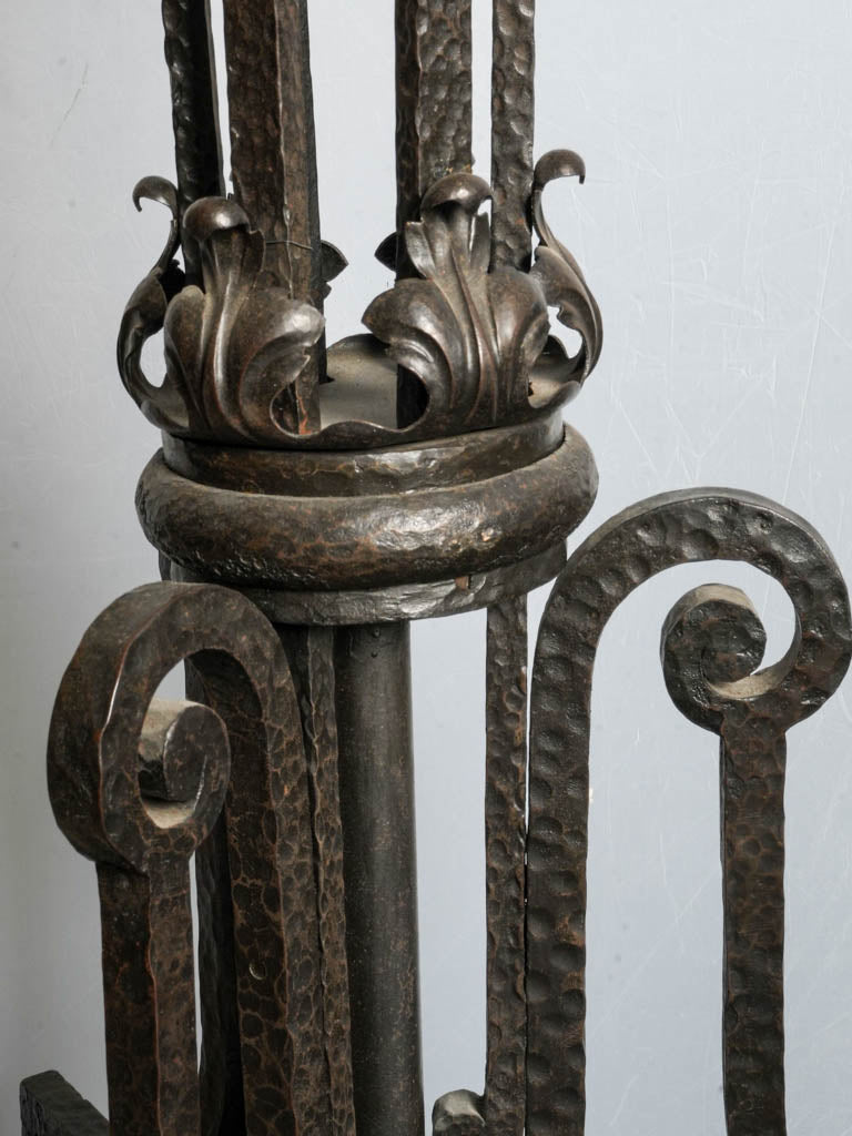 Fluid late Art Nouveau lamp  