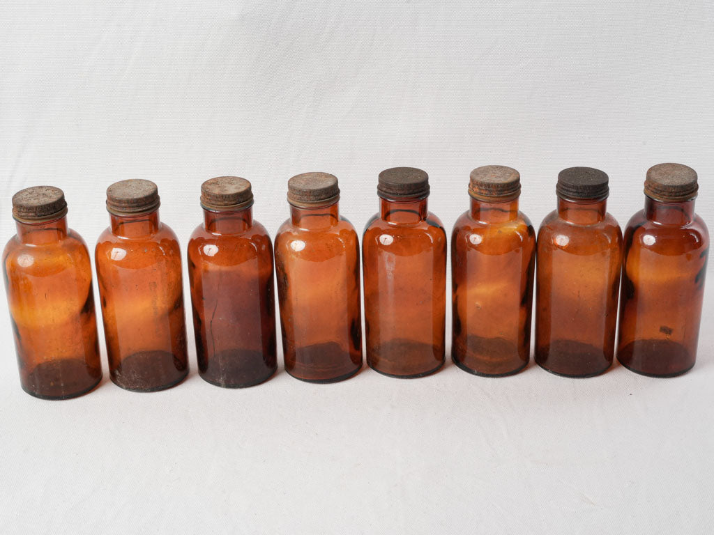 Authentic rustic French pharmacy jar  