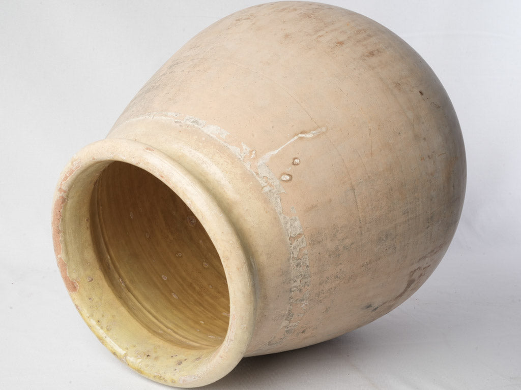 Elegant rolled-collar planter  