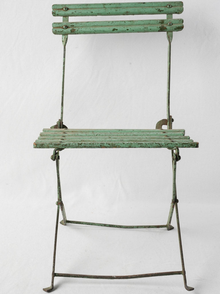Rustic petite wooden garden chair  
