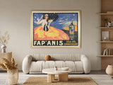 Authentic 1920s Fap'Anis Advertisement Artwork
