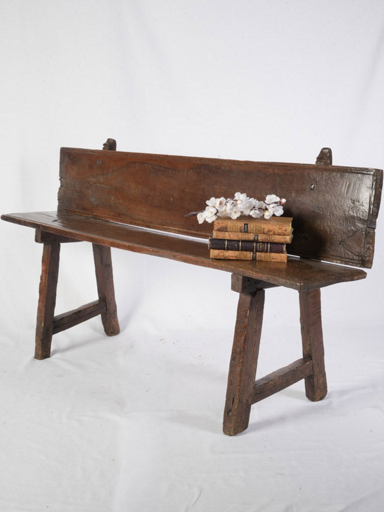 Small 17th Century Italian Walnut Bench - 55½"