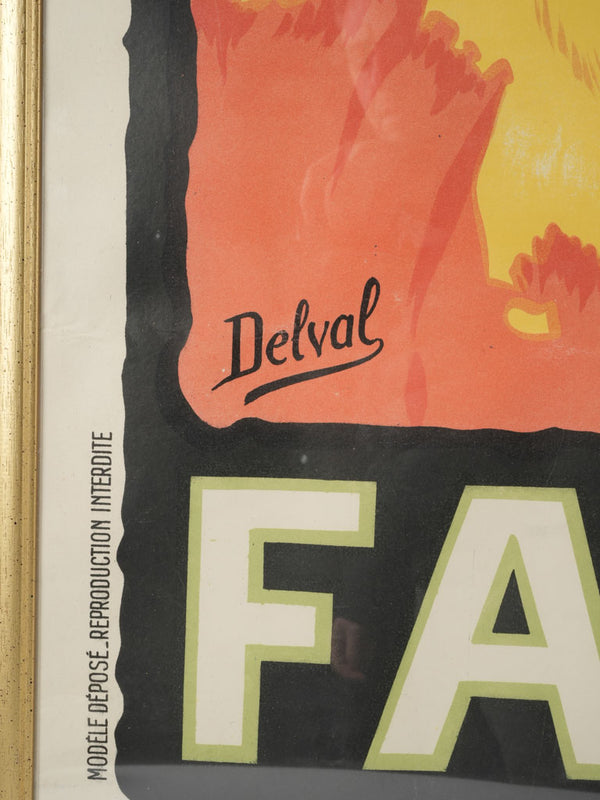 Colorful Henri Delval Advertising Wall Art