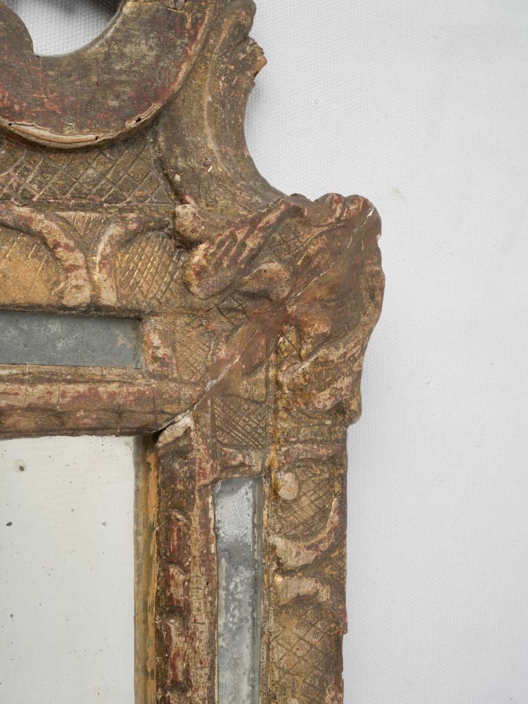 Romantic original mercury glass mirror