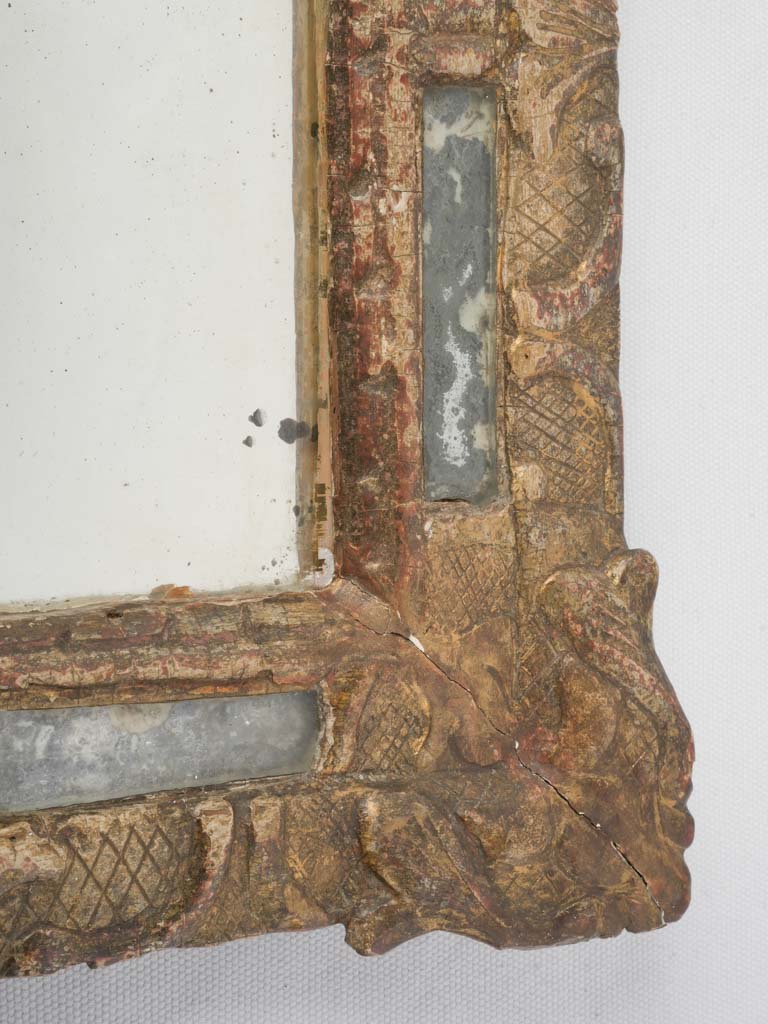 Authentic antique parclose mirror
