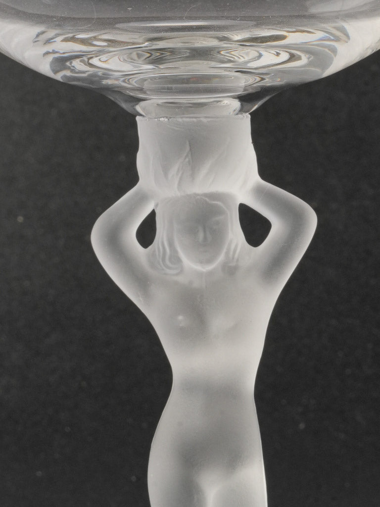 Artistic clear crystal stemware  