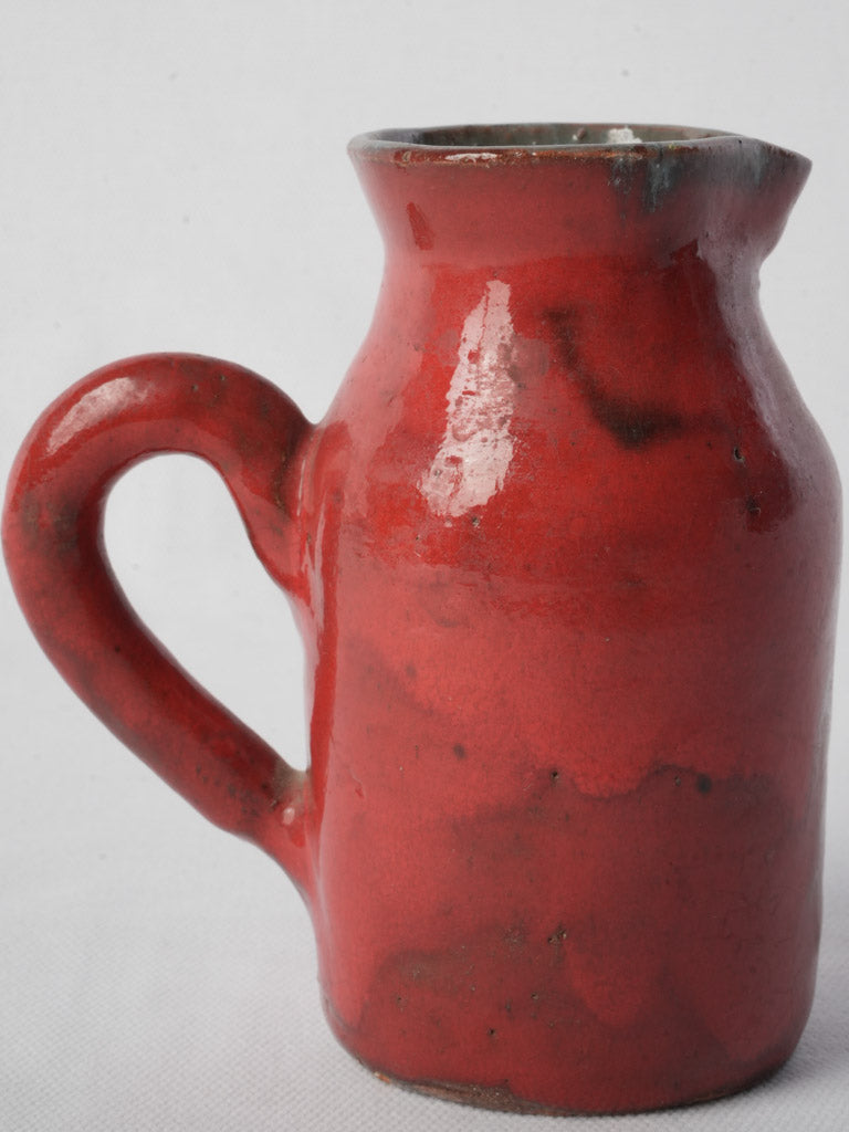 Artistic handcrafted pottery jug  