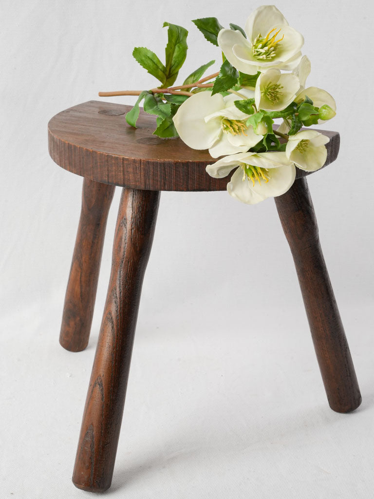 Charming rustic wooden stool
