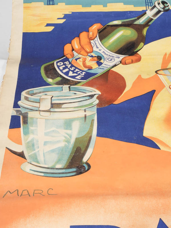 Poster, Traditional, Marseille, Aniseed, Mariner 
