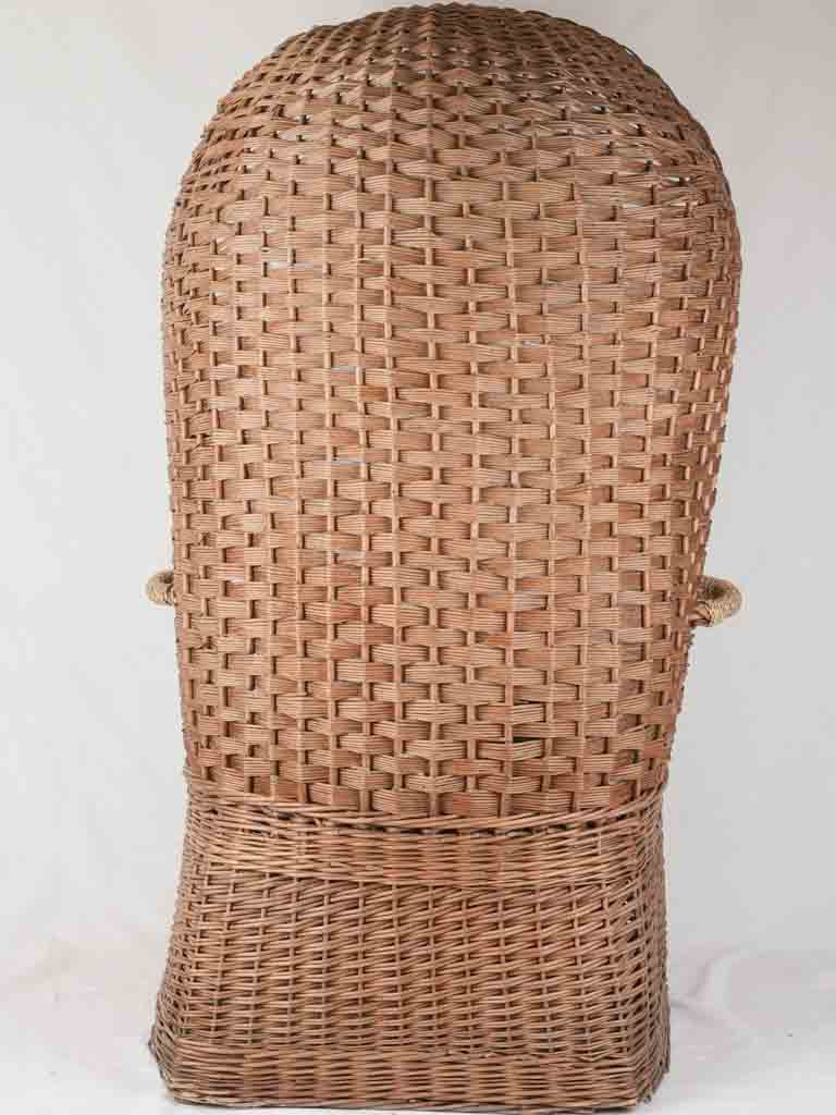 Collectible oversized French rattan furniture