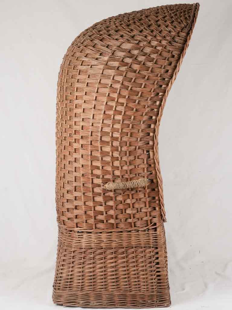 Rare wicker sun chair - 1900s