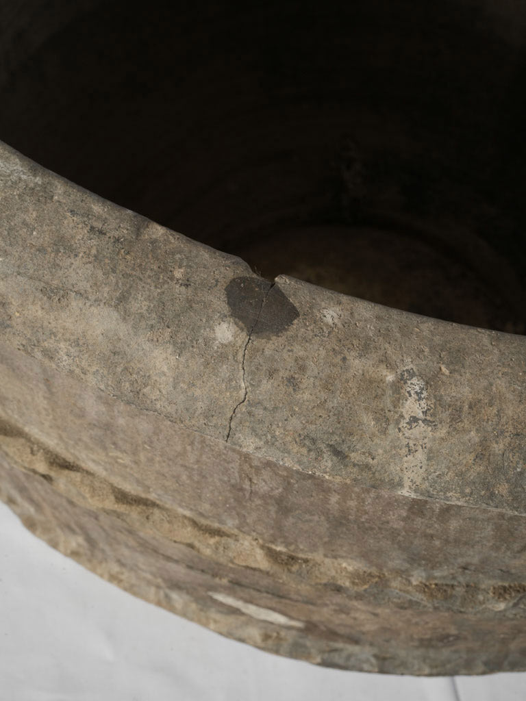 Monumental 18th Century Spanish Black Clay Jar - 22½"