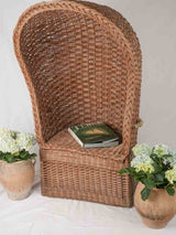 Rare wicker sun chair - 1900s