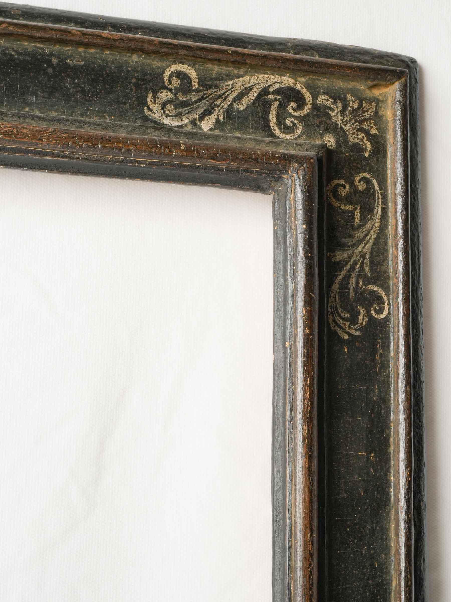 Large Antique Italian Cassetta Frame w/ Attractive Patina, circa 1700 - 33¾" x 27½"