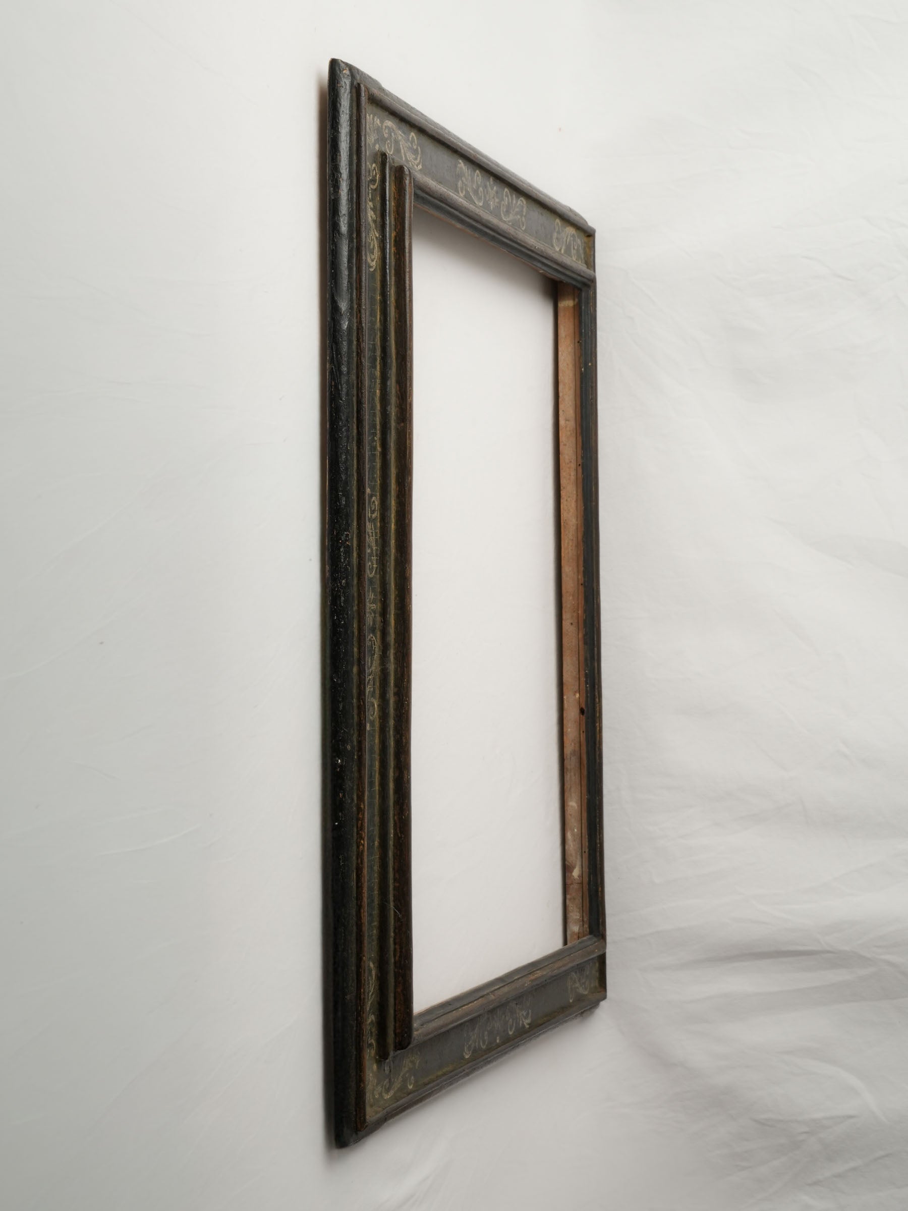 Large Antique Italian Cassetta Frame w/ Attractive Patina, circa 1700 - 33¾" x 27½"