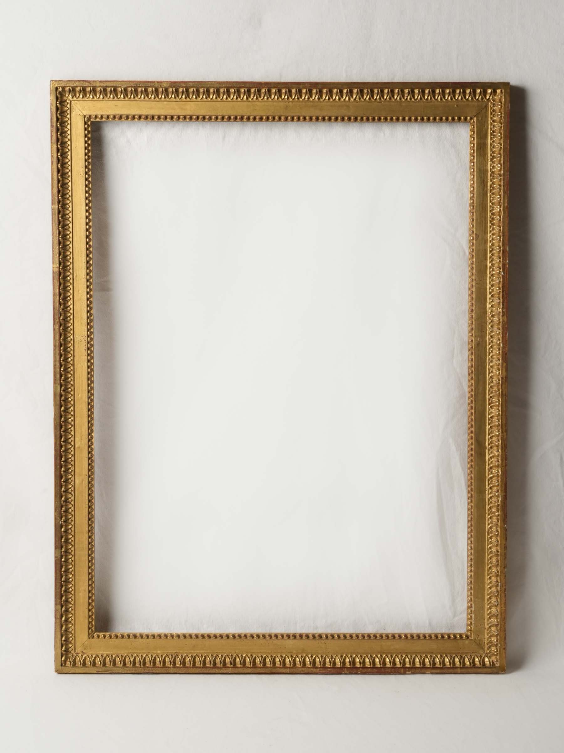 Large Antique Louis XVI Style Giltwood Frame, circa 1800 - 32" x 24½"