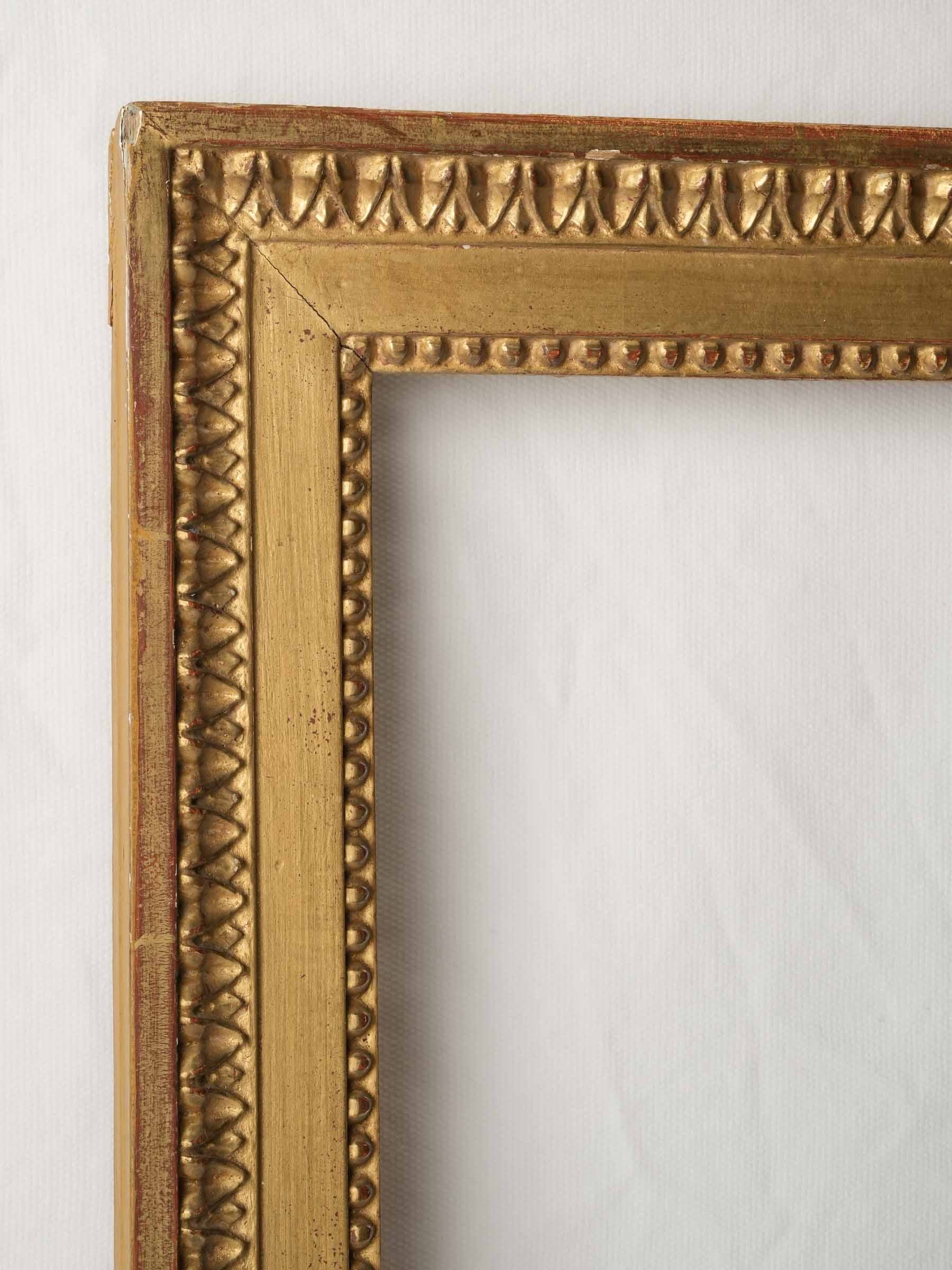 Large Antique Louis XVI Style Giltwood Frame, circa 1800 - 32" x 24½"