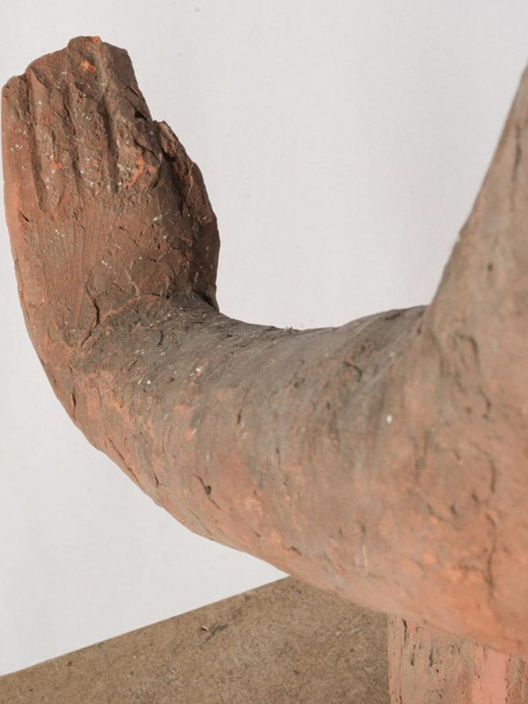Richly textured surface sculpture  