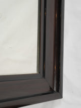 Mirror with black lacquer  