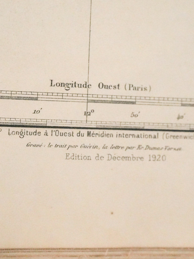 Unique vintage navigation charts  