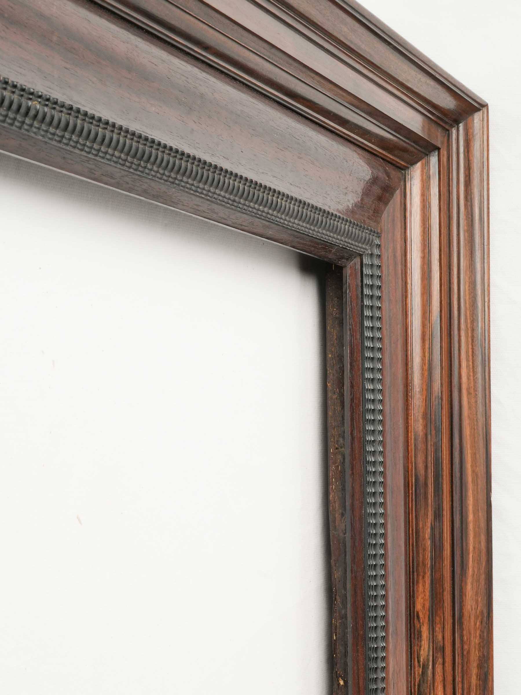 Very Large Italian Art Deco Rosewood Frame c.1930 - 42½" x 35¾"