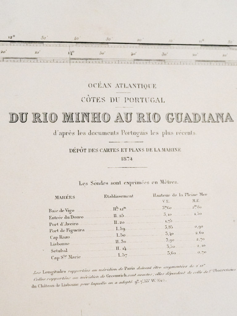 Elegant hand-crafted marine atlas  