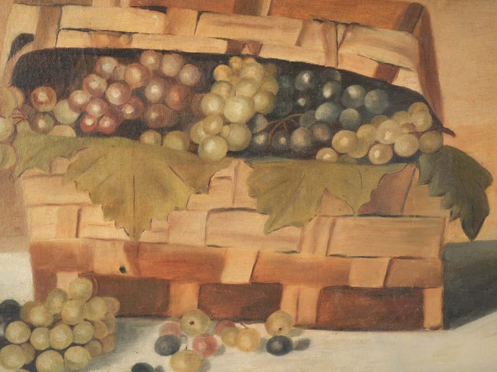 Elegant nature morte grape art
