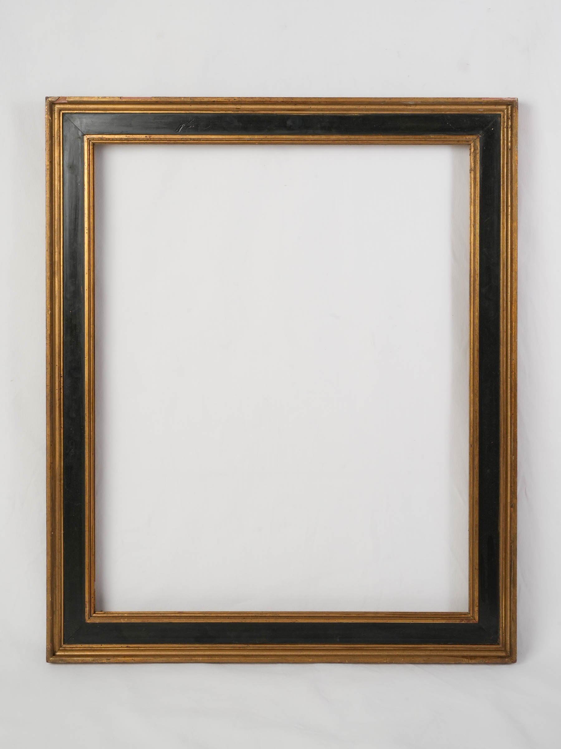 Large Antique French Black and Gilt Frame, circa 1880 - 31½" x 26"