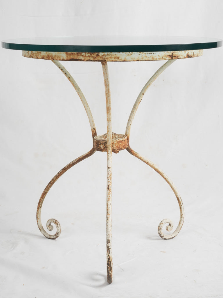 Timeless 19th-century round iron table