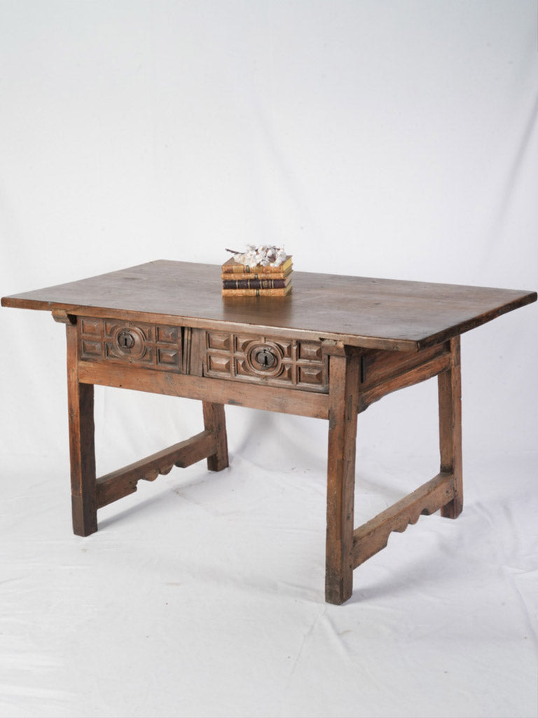 Antique walnut writing desk