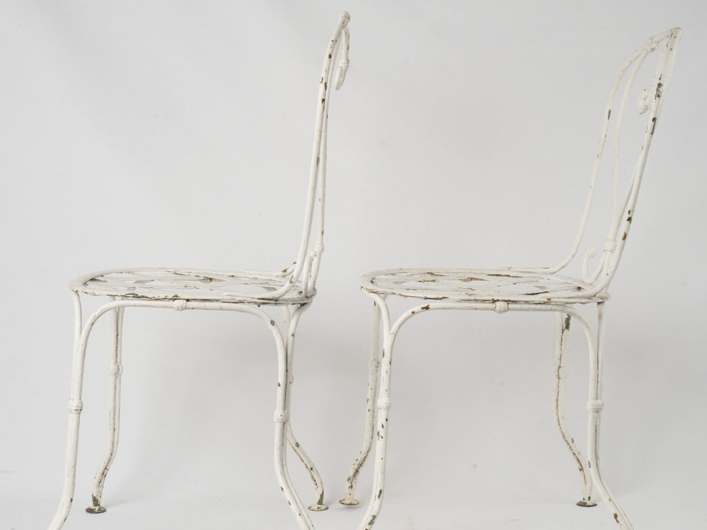 Weathered White Farmhouse Garden Seating