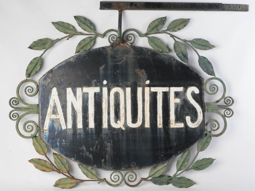 Handcrafted retro commercial sign  