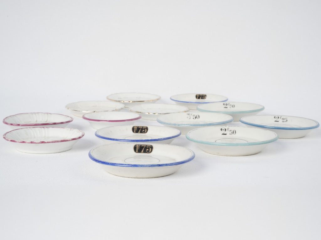 Old-world vintage bric-à-brac dishes