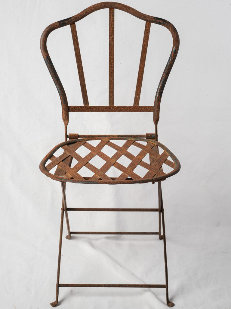Elegant lattice design patio chair  