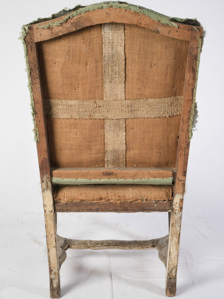 Scrolled knees Rococo chair