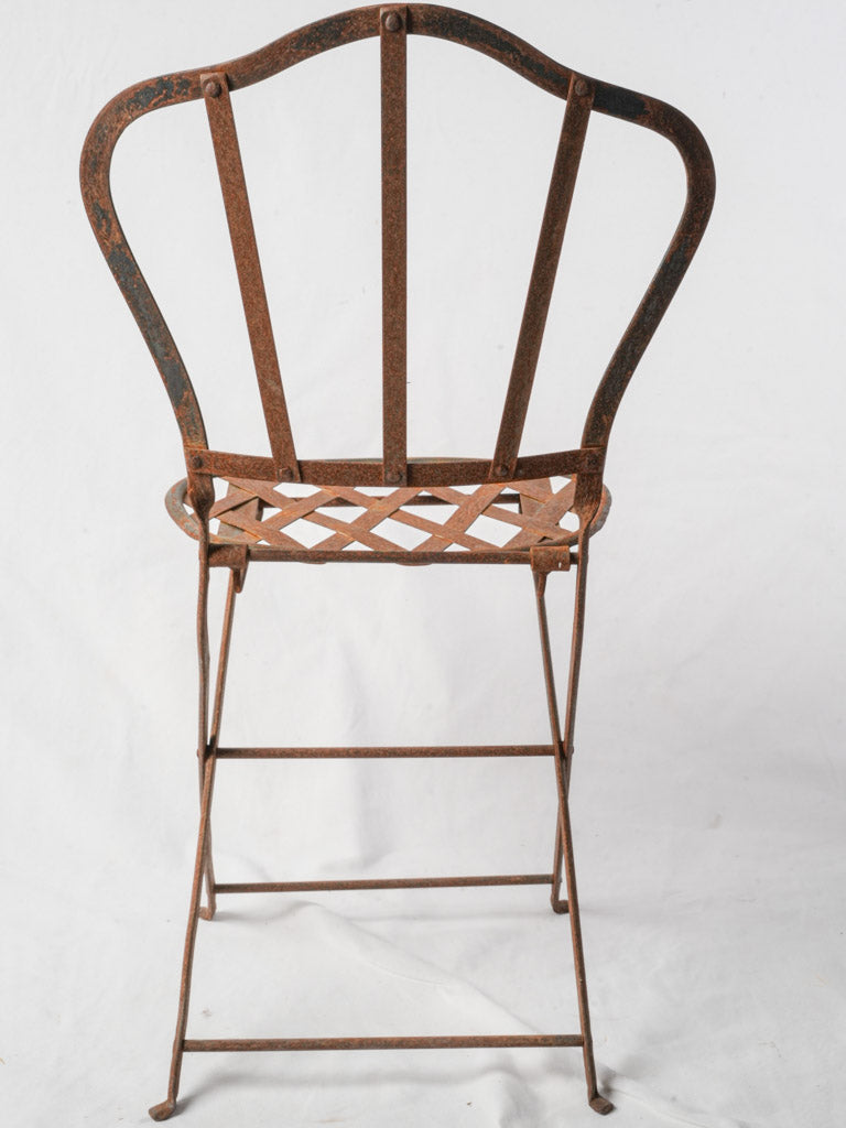 Timeless wrought iron garden seat  