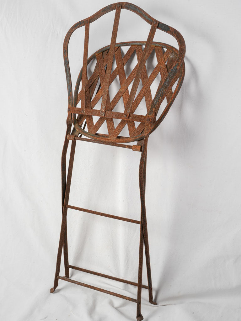 Refined craftsmanship metal garden chair  