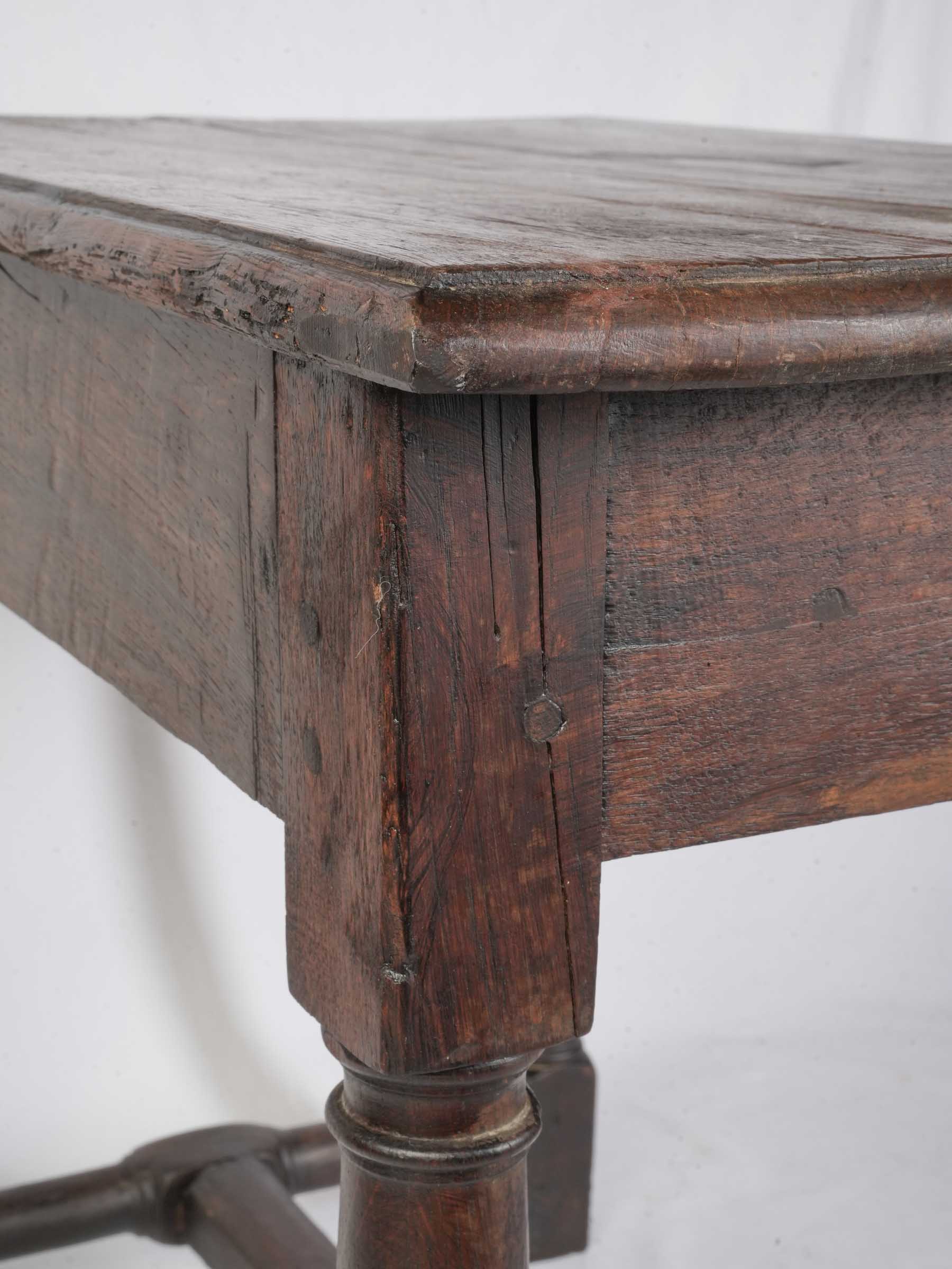 Vintage full-length drawer table