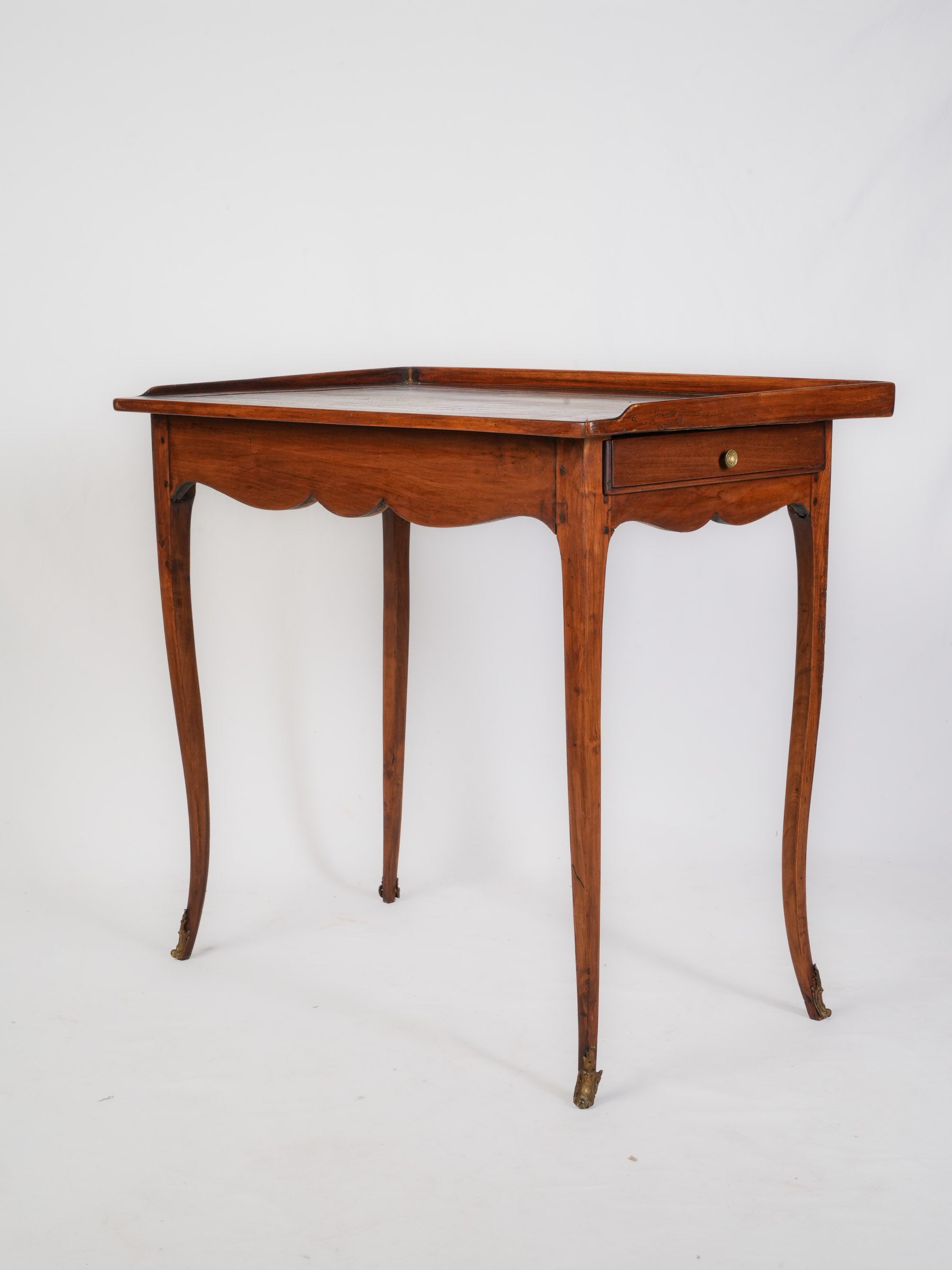 Elegant antique cherrywood writing table  