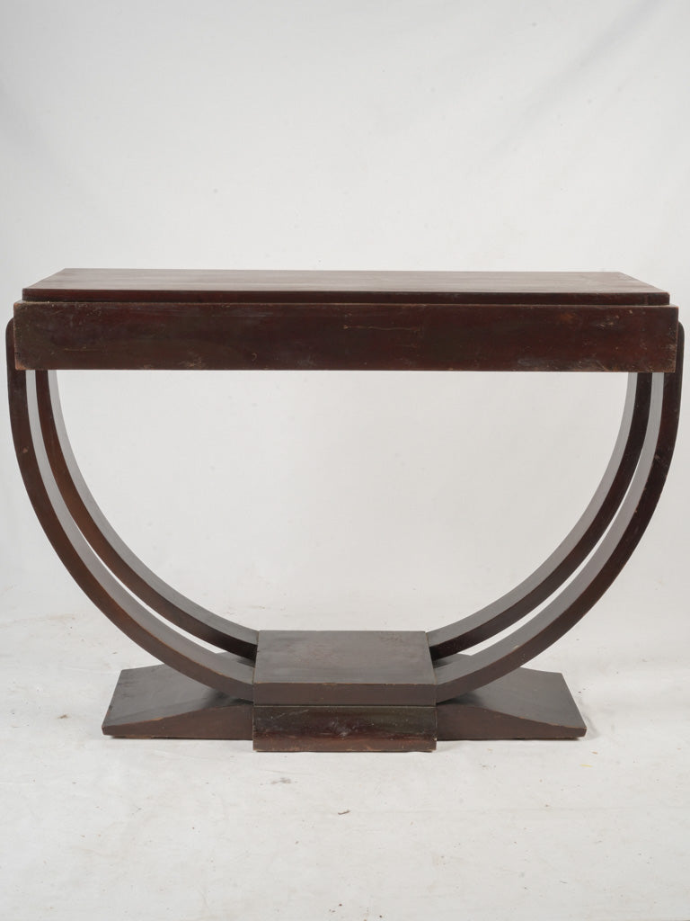 Refined mahogany hall table  