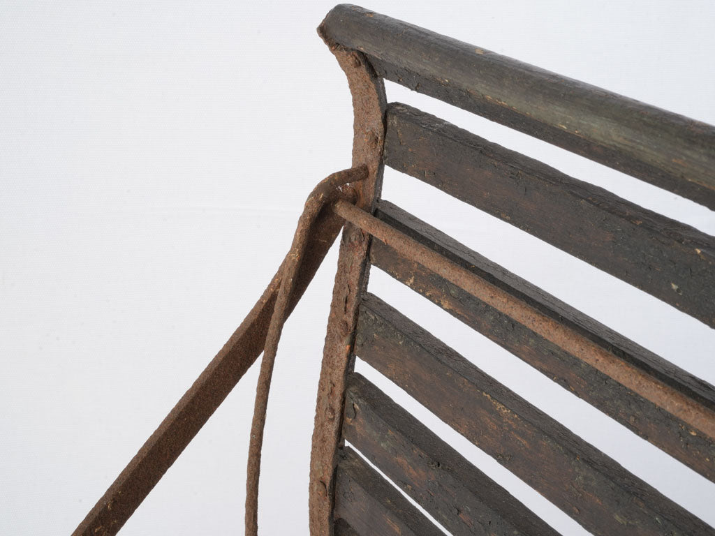 Characterful aged indoor seating