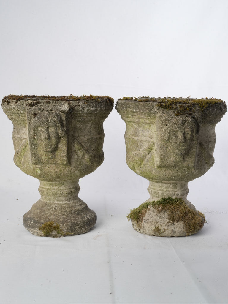 Vintage French stone jardinière