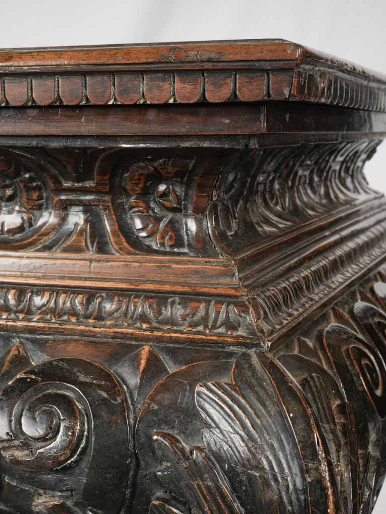 Baroque-style historical Italian marriage coffer
