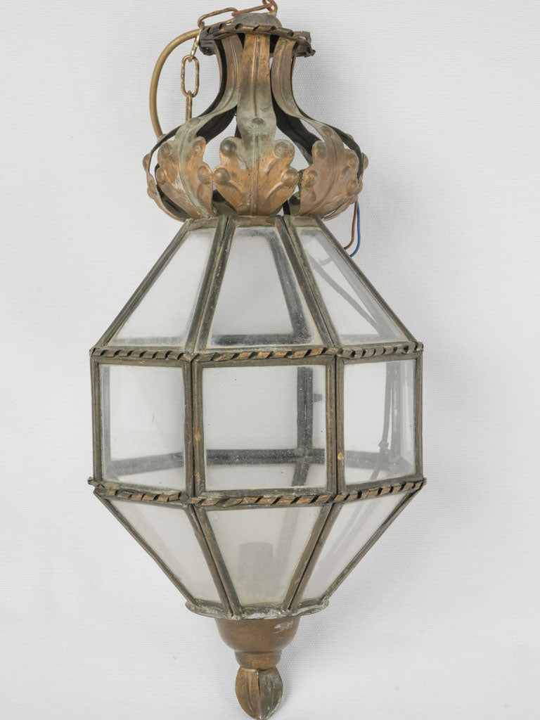 Tole French lantern with character